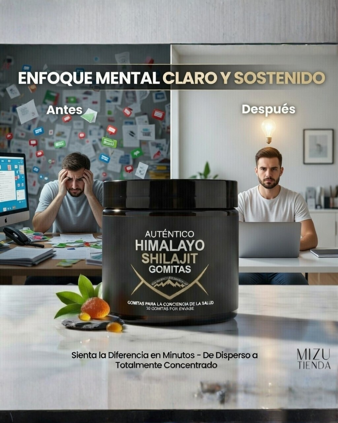 Himalayan Gold Shilajit Gummies – Energía Natural y Vitalidad en Cada Gominola