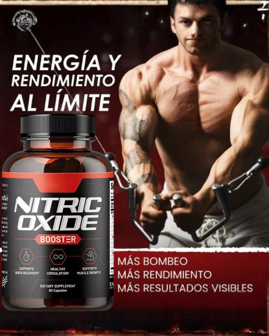 Nitric Oxide Booster Potencia tu energia