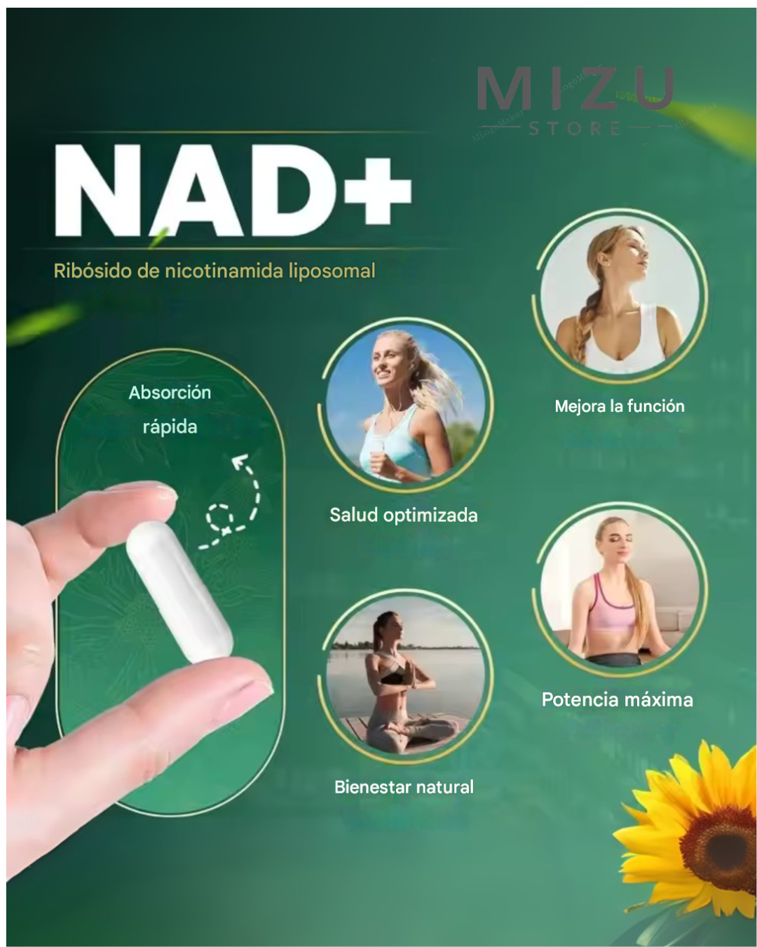 Suplemento NAD – ENERGÍA CELULAR Y BIENESTAR AVANZADO