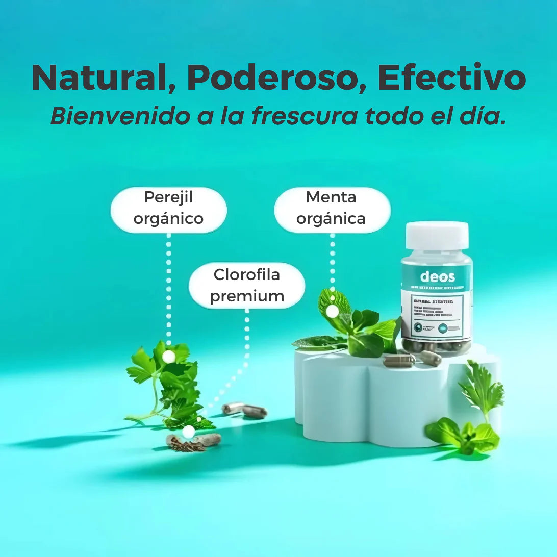 🌿 DEOS - Desodorizante Corporal en Cápsulas