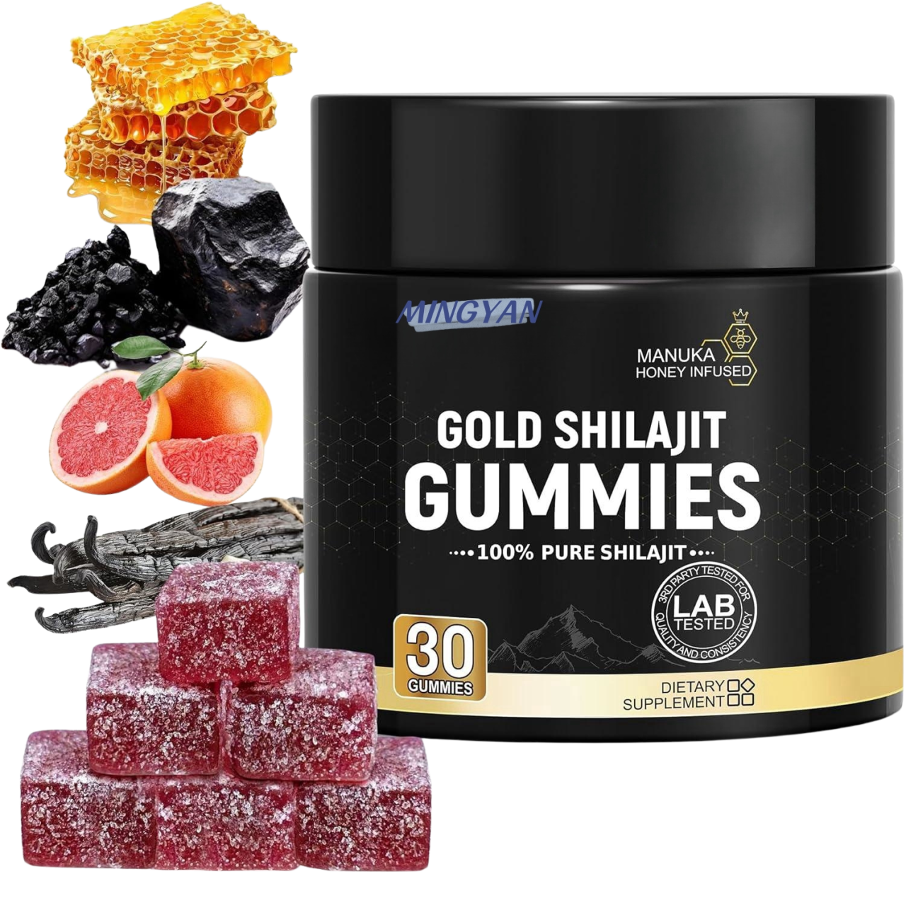 🍯 Gold Shilajit Gummies – Energía y Vitalidad Natural en Forma Deliciosa