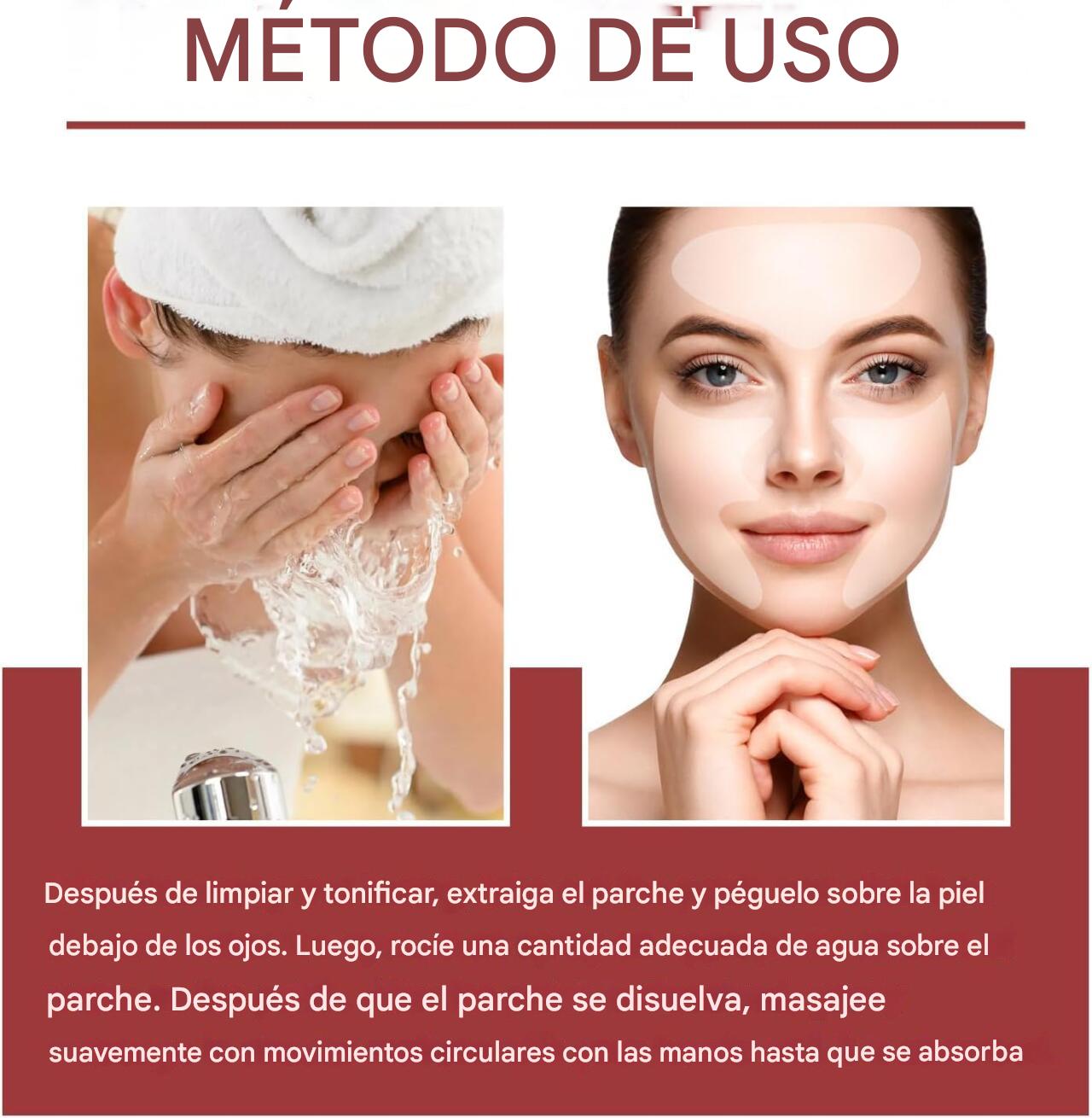 Parches Faciales de Colágeno Hidrolizado – Hidratación, Firmeza y Juventud para tu Piel