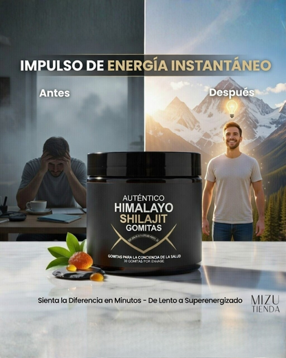 Himalayan Gold Shilajit Gummies – Energía Natural y Vitalidad en Cada Gominola