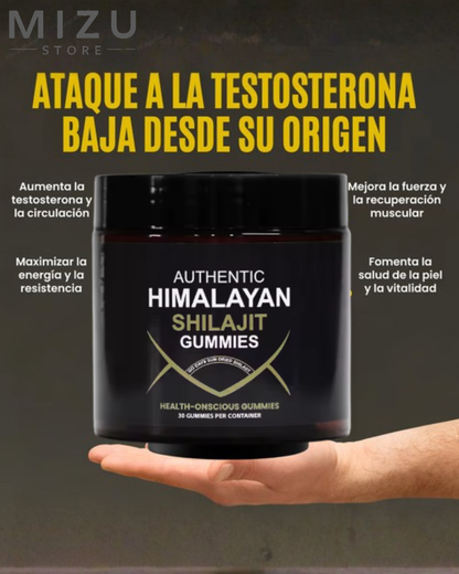 Himalayan Gold Shilajit Gummies – Energía Natural y Vitalidad en Cada Gominola