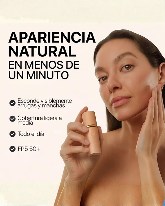 Base Inteligente Antiedad SPF 50– La única que hidrata, protege, unifica, prepara y rejuvenece tu piel en un solo paso.