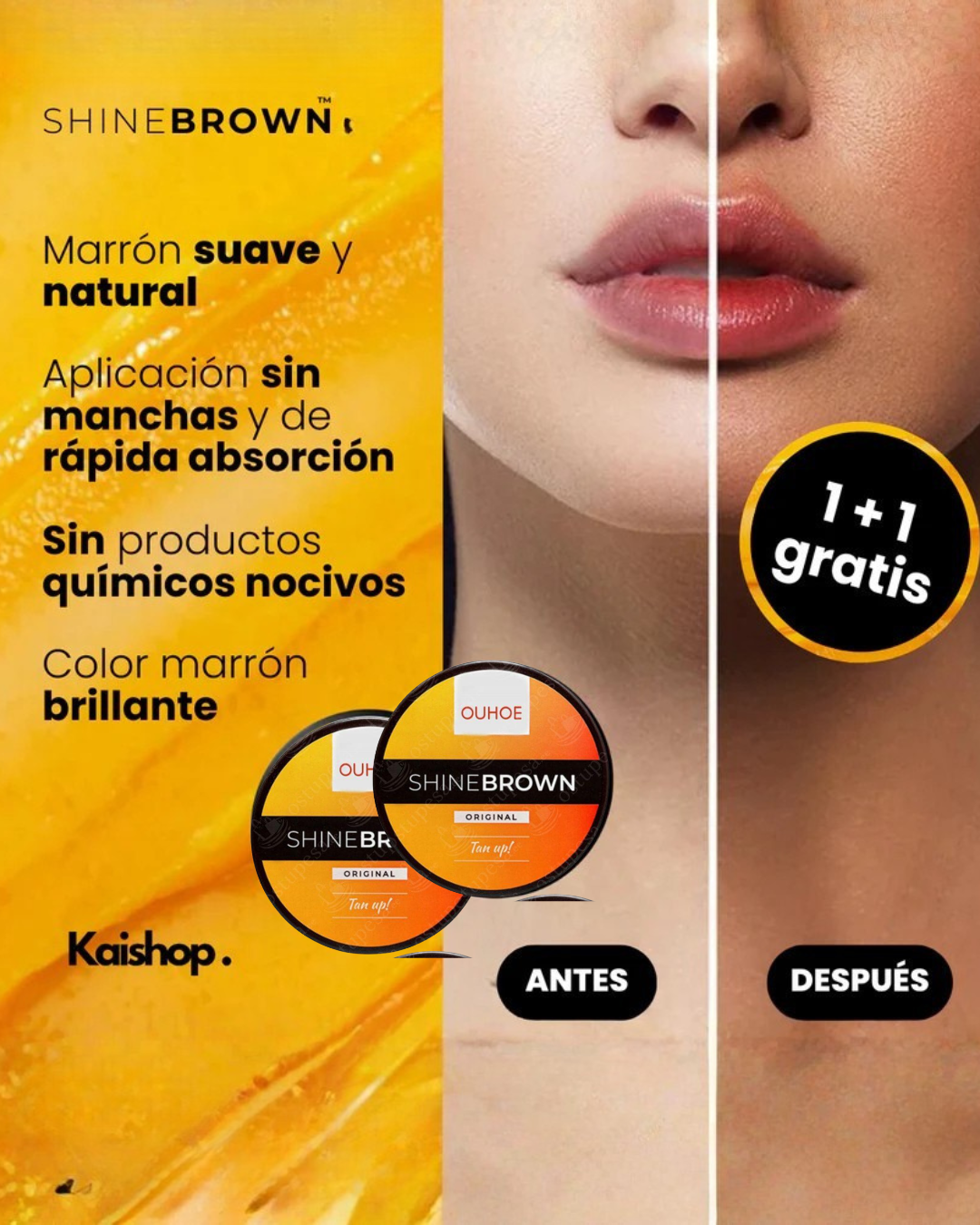 Crema Bronceadora para un bronceado rapido y natural"