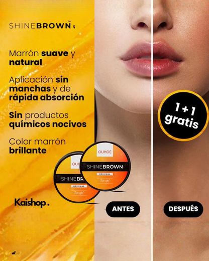 Crema Bronceadora para un bronceado rapido y natural"