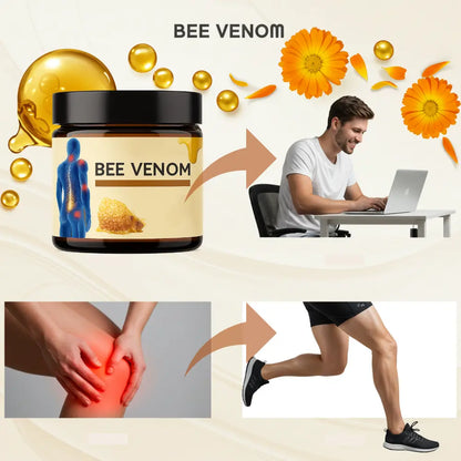 Crema Bee Venom – ¡La solución natural y eficaz para aliviar el dolor de espalda, articulaciones y todo el cuerpo! 🐝✨