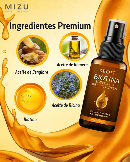 Spray Capilar con Biotina – Para  un cabello más fuerte y brillante