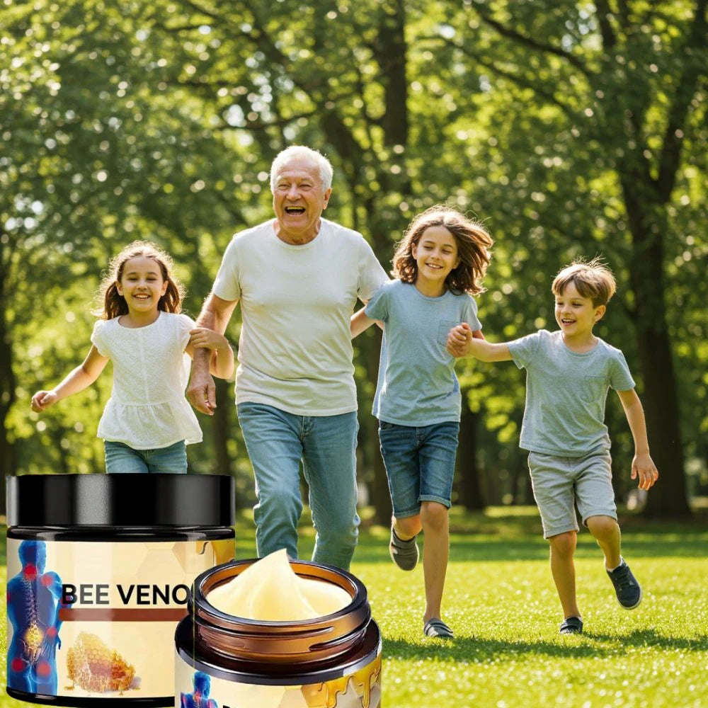 Crema Bee Venom – ¡La solución natural y eficaz para aliviar el dolor de espalda, articulaciones y todo el cuerpo! 🐝✨