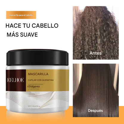 Tratamiento Capilar de keratina para una Reparación Profunda, Antifrizz y Brillo Intenso