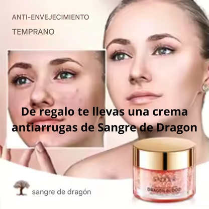 Masajeador facial lifting EMS + Crema Sangre de Dragon= El mejor kit de belleza para rejuvencer