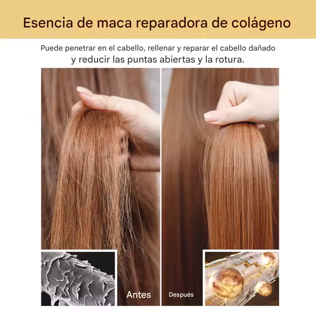 Mejora la Salud de tu Cabello con el Aceite esencial reparacion de colageno