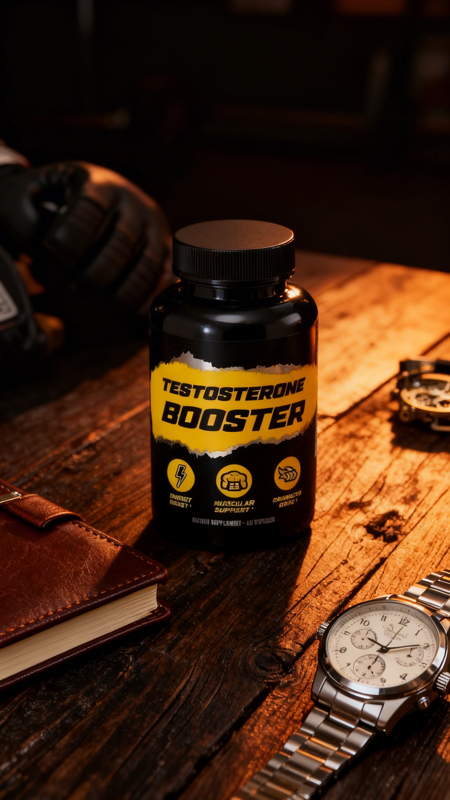 Suplemento Testosterone Booster - Energía · Fuerza · Recuperación