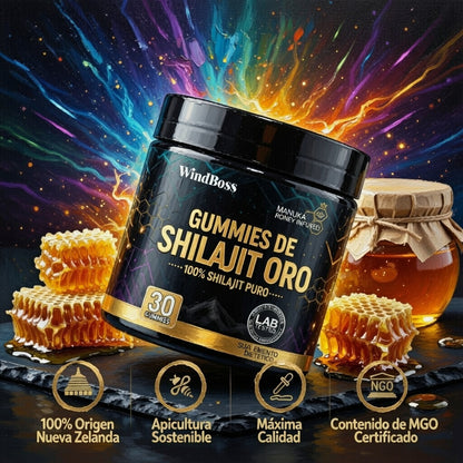 Himalayan Gold Shilajit Gummies – Energía Natural y Vitalidad en Cada Gominola