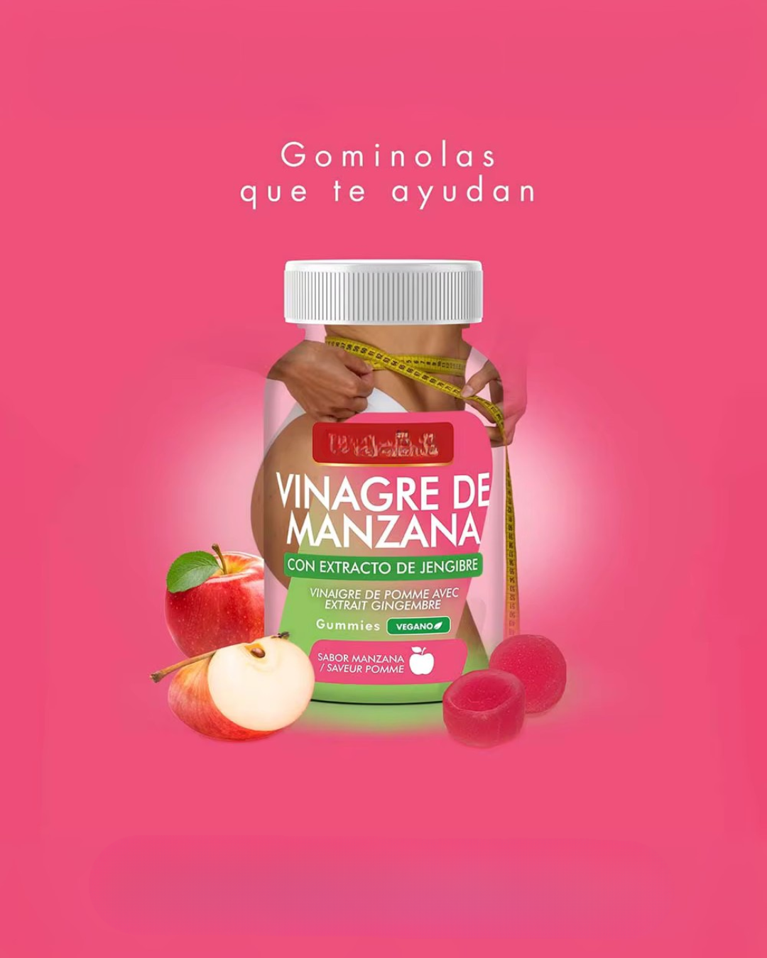Gummies de Vinagre de Manzana – Apoyo Digestivo y Energía Natural