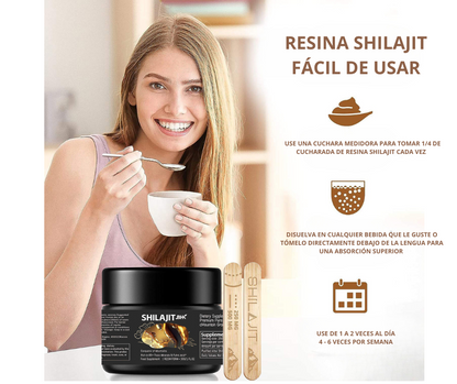 Shilajit™ Resina natural potenciadora de energía