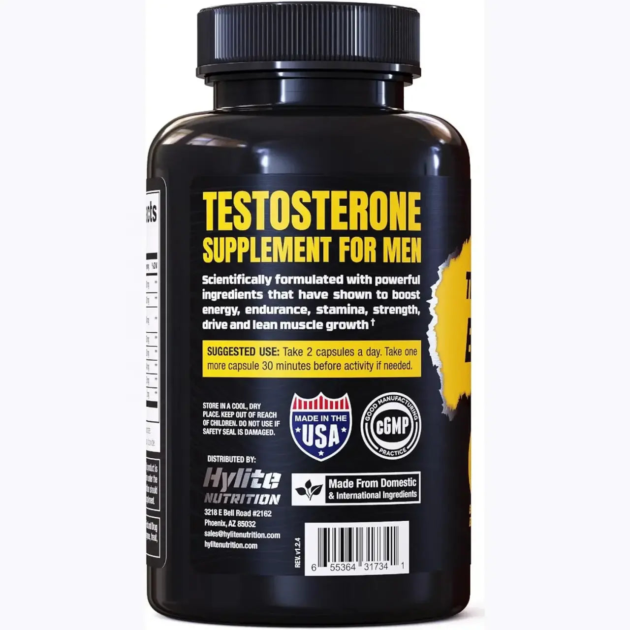 Suplemento Testosterone Booster - Energía · Fuerza · Recuperación