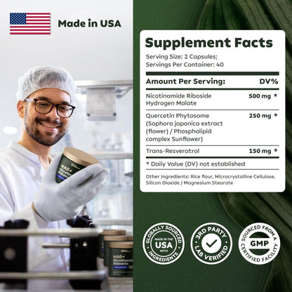 Suplemento NAD –  ENERGÍA CELULAR Y BIENESTAR AVANZADO